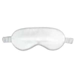 Pure Silk Eye Mask - White