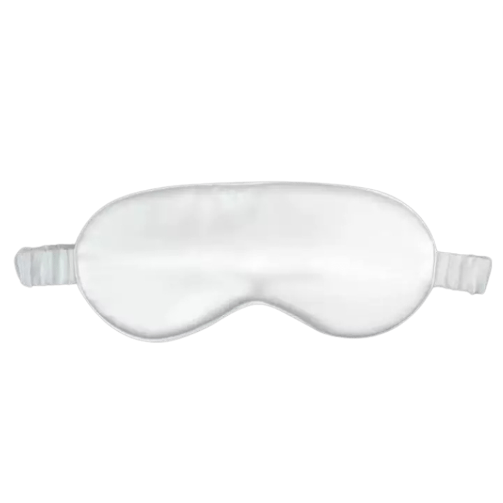 Pure Silk Eye Mask - White