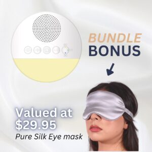 BONUS BUNDLE 2: Music Light Device with BONUS Pure Silk Eye Mask
