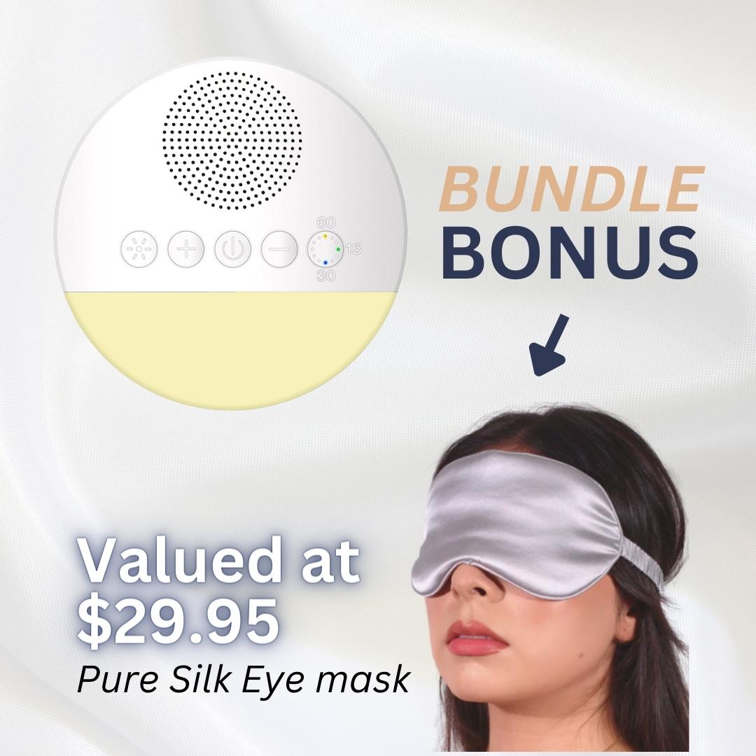 BONUS BUNDLE 2: Music Light Device with BONUS Pure Silk Eye Mask